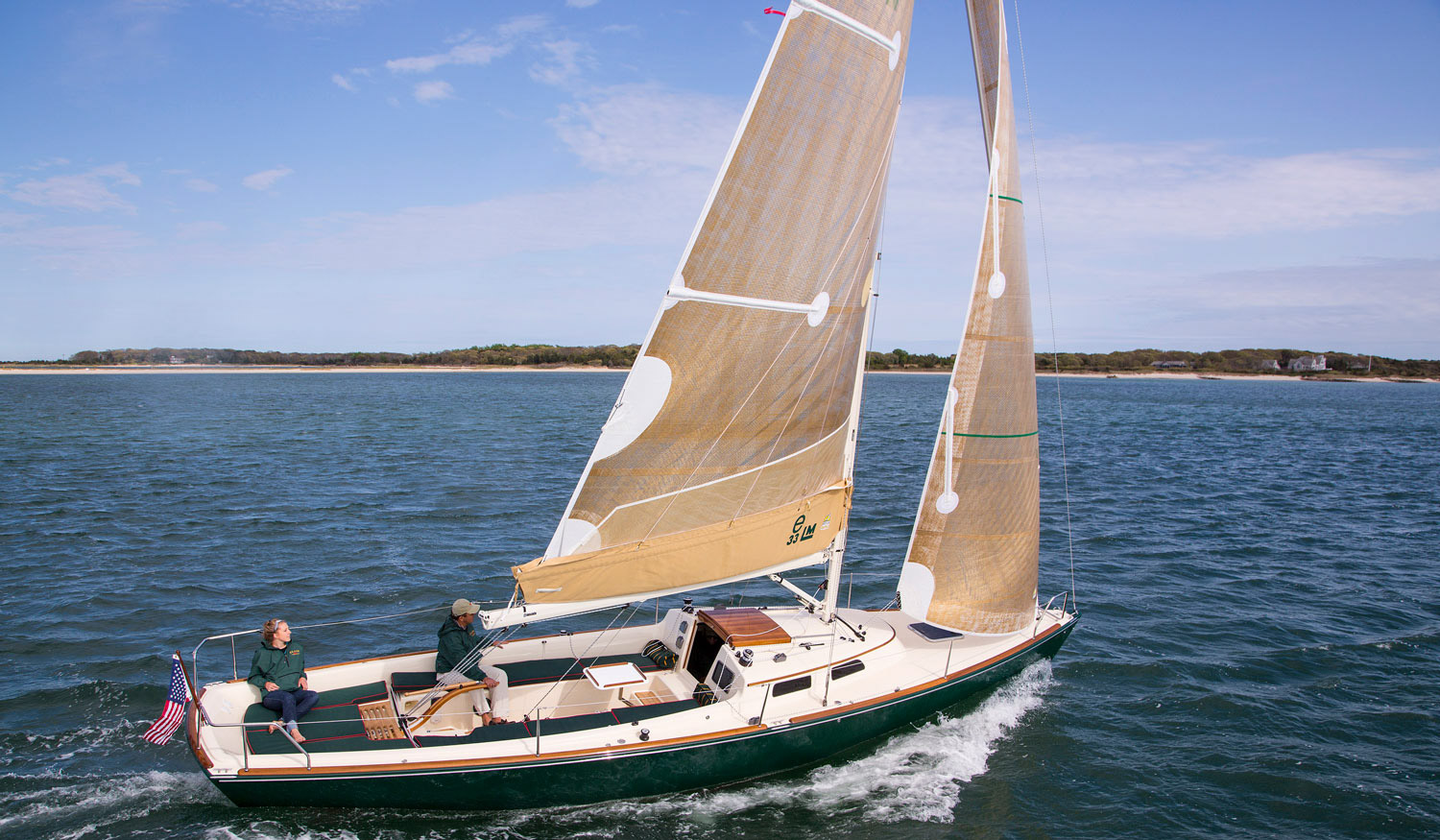 Flash, e33 yacht built by Lyman-Morse