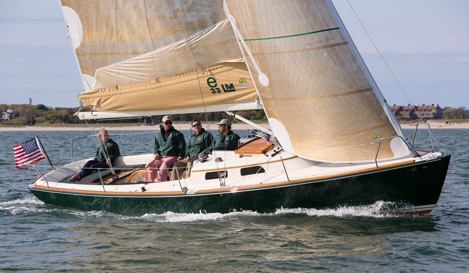 Flash, e33 yacht built by Lyman-Morse