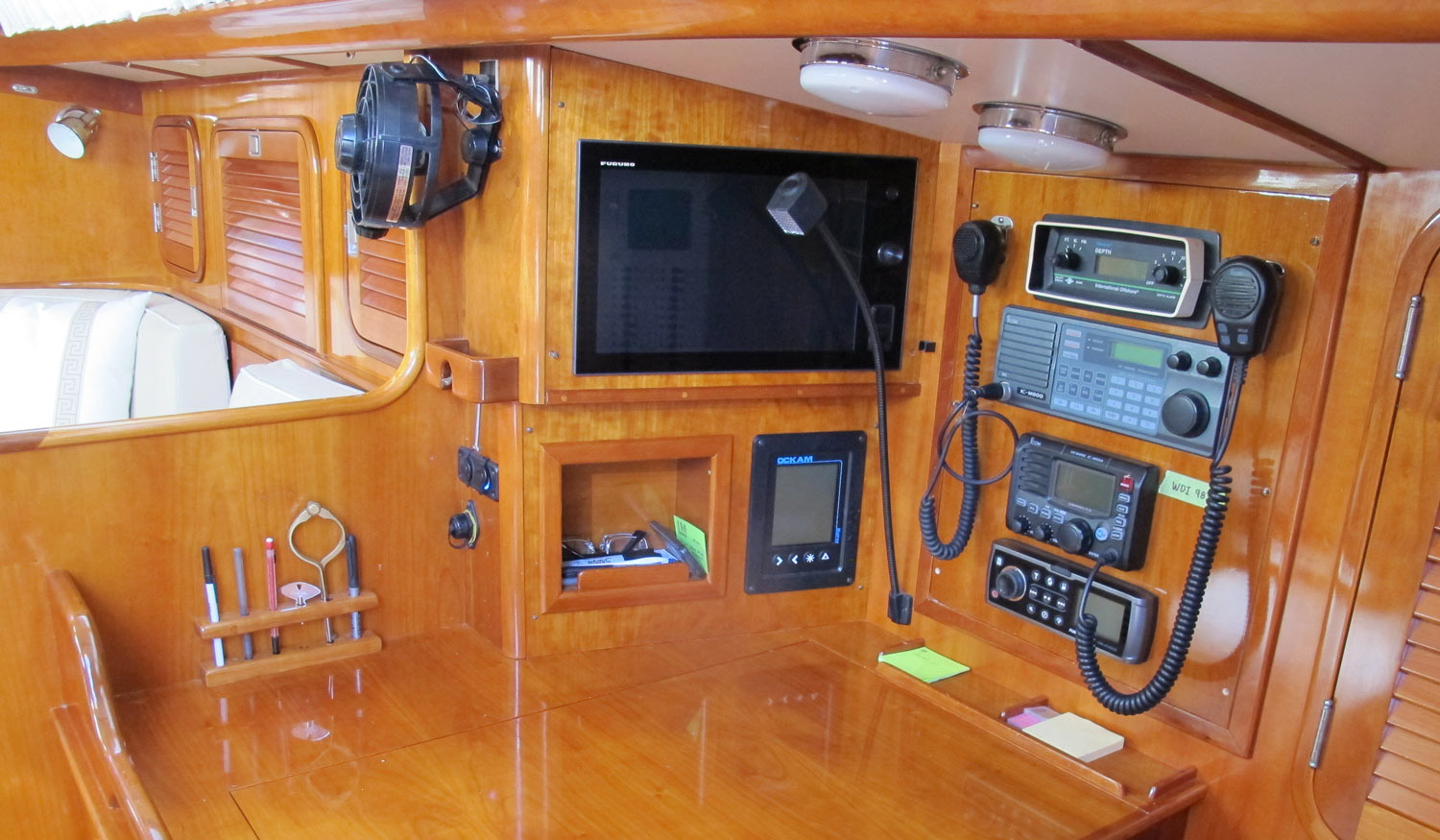 Hinckley yacht Stellaluna, offered by Lyman-Morse Brokerage