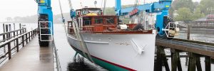 Classic yacht Scout, refit by Lyman-Morse Boatbuilding Co.
