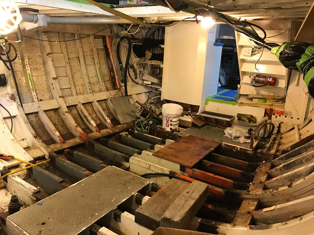 Classic yacht Scout, refit by Lyman-Morse Boatbuilding Co.