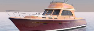 Hood 57, designed by Stephens Waring Yacht Design and CW Hood, built at Lyman-Morse in Thomaston, Maine