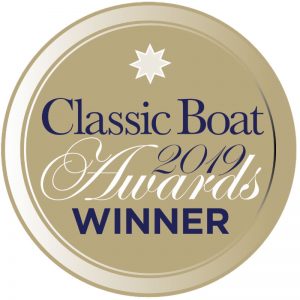 Anna, built by Lyman-Morse, winner of 2019 Classic Boat Award