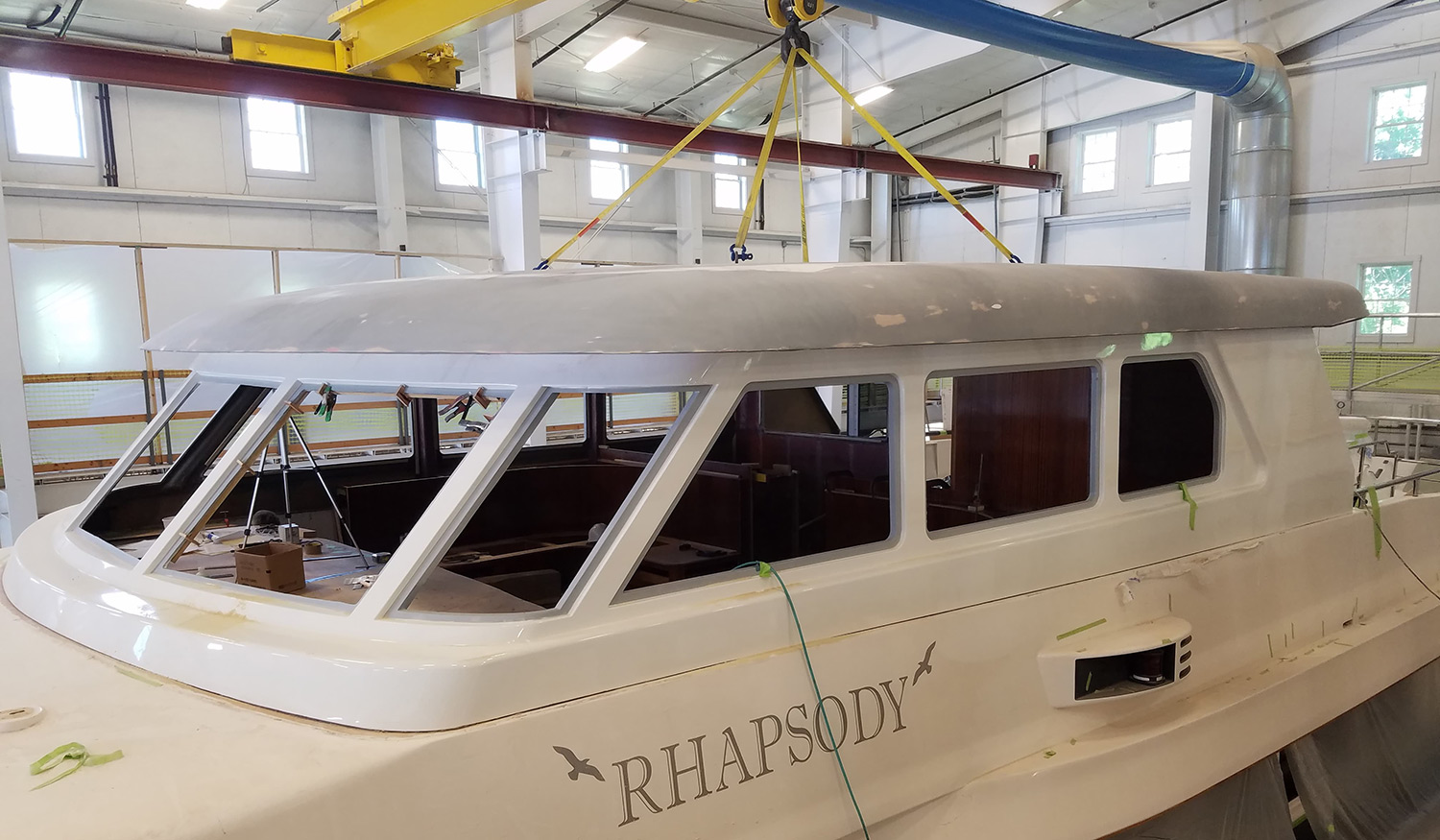 Paragon Rhapsody flybridge installation