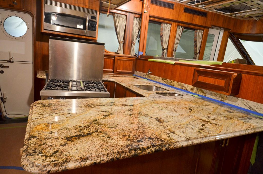 Paragon Rhapsody galley installation