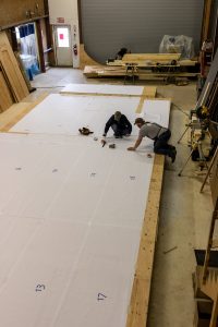 October Dispatches Laying out mockup floorplan