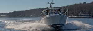 LM 42 Commuter Yacht Bow