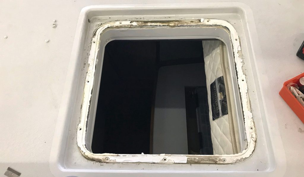 Thirst refit - hatch frame corrosion