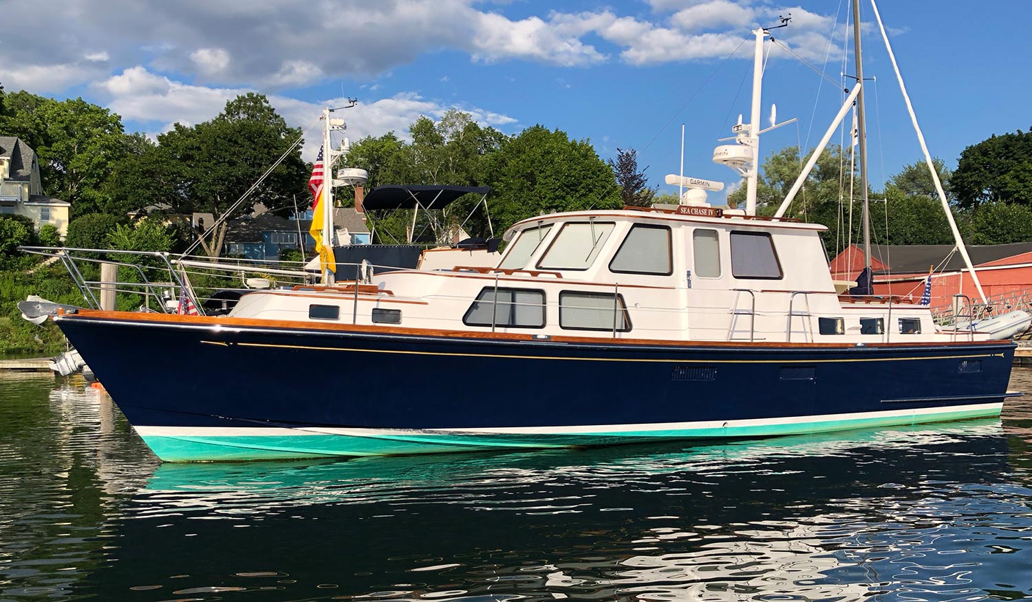 Sea Chase IV has a new lease on life after a refit at Lyman-Morse.
