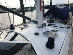 Sensation 73 yacht Valor deck