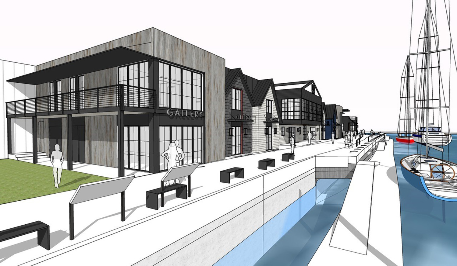 Camden Inner Harbor Boatyard Improvements Winter 2022 Update